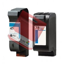 KOMPLET KARTUŠ HP 45 XL IN HP 78 XL